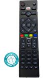 HI-LEVEL RM-L265C ANDROID TV LIVE TV TUŞLU LCD-LED İle Uyumlu smart TV Kumandası 1.Sınıf kalte