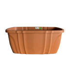 Omnipazar SY-5710 Opal Balkon Küpeşte Saksı No 1  Kiremit (108)