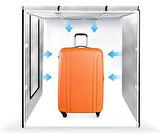 Monozone  Fotoğraf Stüdyosu Profesyonel Çadır Kiti Led Işıklı 80x80 Cm Taşıma Çantalı Ürün Fotoğraf Çekim Çadırı Pratik Katlanabilir Aydınlatma Çadırı   