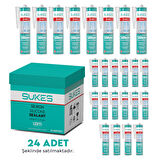 Sukes Universal Şeffaf Silikon 280 Gr 24’lü Paket