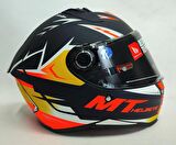 Mt Revenge 2 Acosta A37 Mat - Şeffaf Vizörlü Kask V14B - M