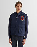 GANT Erkek Lacivert Hakim Yaka Logolu Yelek