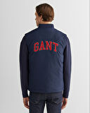 GANT Erkek Lacivert Hakim Yaka Logolu Yelek