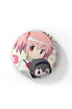 Puella Magi Madoka Magica Anime Buton Rozet 58 mm