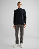 GANT Erkek Siyah Regular Fit Yarım Fermuarlı Kazak