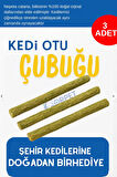 Doğal Kedi Otu Nanesi Çubuğu 3’lü | Çiğneme & Sakinleştirici Diş Temizleyici Stick |
