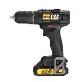 CAT DX155.1 18Volt/2.0Ah Li-ion Çift Akülü Profesyonel Şarjlı Darbeli Matkap