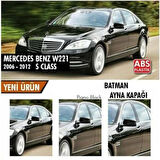 Sts Oto Aksesuar Mercedes Benz W221 2010-2013 Batman Yarasa Ayna Kapağı Piano Black Abs Plastik