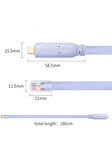 Type C to Cisco Router RJ45 Konsol Kablosu Type c to rj45 kablo 1.8m