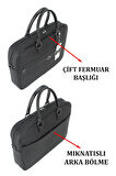 Case Club 2208 El Çantası 15.6 İnç Laptop Bölmeli Omuz Askılı Laptop Evrak Çantası
