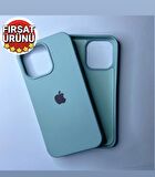 İphone 14 Pro Max Uyumlu Logolu İçi Kadife Telefon Kılıfı