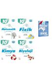 10. Sınıf Fen Liseleri Matematik Fizik Kimya Biyoloji Soru Kitabı
