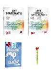 3D Yayınları AYTMatematik+Ayt Edebiyat Sosyal Bilimler-1 deneme