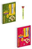 8. Sınıf Fen Bilimleri ve Türkçe akıllı defter
