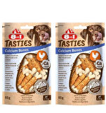 8in1 Tasties Calcium Bones Tavuk Sargılı Köpek Ödülü 85 Gr. x 2 Adet