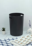 Poşet Göstermeyen Çöp Kovası - 2 Parça Plastik Çöp Kovası - Banyo, Mutfak - 8 Litre