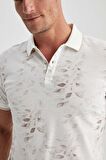 DeFacto Slim Fit Dar Kesim Polo Yaka Baskılı Kısa Kollu Tişört B0600AX23HSWT32