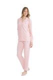 U.S. Polo Assn. Kadın Boydan Patlı Uzun Kollu Pijama Takımı