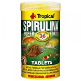 Tropical Spirulina Super Forte Tablets Akvaryum Balık Yemi 250 ml