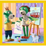 Trefl Puzzle 3 in 1 3+ Yaş Büyük Boy Puzzle 20 - 36 - 50 Parça