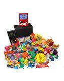 Nostaljik Bakkal Özel Gıda Ve Oyuncak Kutusu , Siyah Tetris Ve Kırmızı Atarili