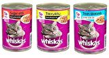 Whiskas 3 Çeşit Karışık Yetişkin Konserve Kedi Maması 24 x 400 G