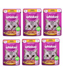 Whiskas Pouch Jöle İçinde Tavuklu Yetişkin Kedi Konservesi 85 Gr x 6 Adet