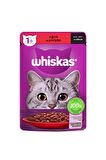 WHİSKAS GRAVY SOSLU SIĞIR ETLİ KEDİ YAŞ MAMA 28X85GR (28AD)