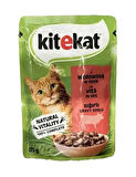 Kitekat Sığır Etli Kedi Yaş Maması 85 Gr (Gravy)