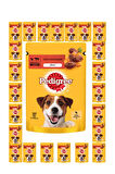 Pedigree Sığırlı Ve Kuzulu Yetişkin Köpek Yaş Maması 24 X 100 gr