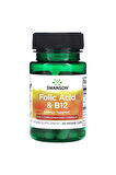 Folic Asid & B12 Energy Support 2'si 1 arada 30 Veg Kapsül 