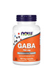 Now Foods Gaba 750 Mg 100 Vegan Kapsül