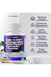 Gaba + 5-HTP + Ashw. Passionflower+Chamomile+L-Theanine 60 Kapsül