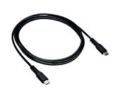 USB-Type C to USB-Type C 1,5 m Hızlı Data-Şarj Kablosu (Siyah)