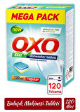 Oxo 120 Adet Bulaşık Makinesi Tableti Mega Paket Deterjan Hepsi Bir Arada