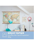 17091CLR-CEE Command Orta Boy Şeffaf Askı 2 Askı + 4 Cırt Bant