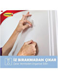 17091CLR-CEE Command Orta Boy Şeffaf Askı 2 Askı + 4 Cırt Bant