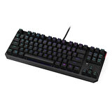 Endorfy Thock TKL Kailh Red Switch RGB Türkçe Mekanik Kablolu Siyah Gaming Klavye (EY5A003)
