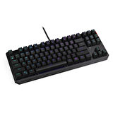Endorfy Thock TKL Kailh Red Switch RGB Türkçe Mekanik Kablolu Siyah Gaming Klavye (EY5A003)
