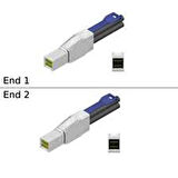 NETAPP X66031A - Netapp 1M MiniSAS HD to MiniSAS HD Cable