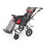 Comfort Plus Size 6+ Engelli Çocuk Puseti | Katlanabilir Alüminyum Gövde, Ergonomik Oturma, 75 kg Taşıma Kapasiteli