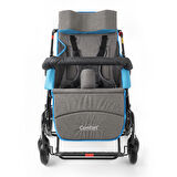 Comfort Plus Size 8 Engelli Yetişkin Puseti | Katlanabilir Alüminyum Gövde, 5 Noktalı Emniyet Kemerli, 130 kg Taşıma Kapasiteli