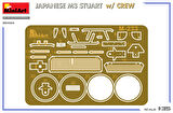 MiniArt 35454 1:35 Japon M3 Stuart, Mürettebatla birlikte