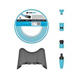 Cellfast Basic Bahçe Sulama Hortumu Seti 1/2" 20 m + Bahçe Hortumu Duvar Askısı