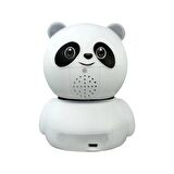 QASUL  Panda 360° 1080p Ip Güvenlik Kamerası Gece Görüşlü Bebek Bakıcı Ip Wifi Kamerası