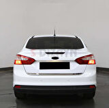 S-Dizayn Ford Focus 3 SD Makyajlı Krom Bagaj Alt Çıtası 2014-2018 A+ Kalite