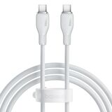 Baseus MEGA Hızlı 1.2MT 100W Type-C To Type C Şarj Kablosu, Akım Ve Isı Korumalı Type C Kablo, PC, Tablet, Telefon