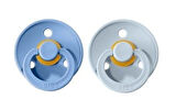 Bibs Colour Kauçuk Emzik 2li 0-6 Ay Sky Blue / Baby Blue