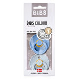 Bibs Colour Kauçuk Emzik 2li 0-6 Ay Sky Blue / Baby Blue