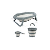 BabyJem Katlanır Banyo Küvet Seti 765 Antrasit